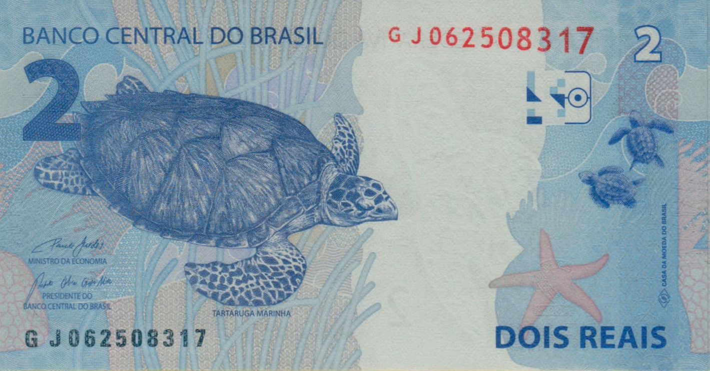 Brazil 2 2019 UNC P-252/f